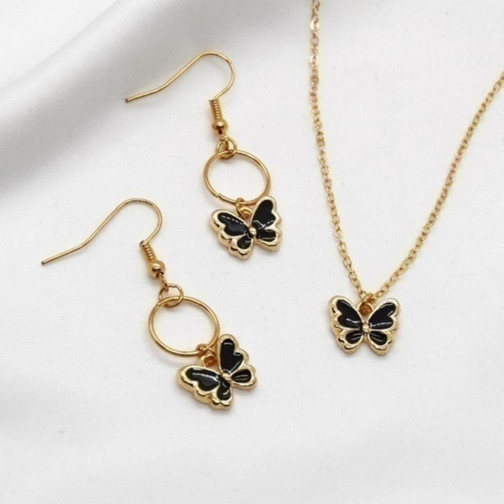 Mini Black Butterfly Set